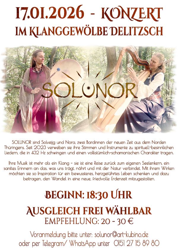 Solunor Klanggewölbe Delitzsch Flyer