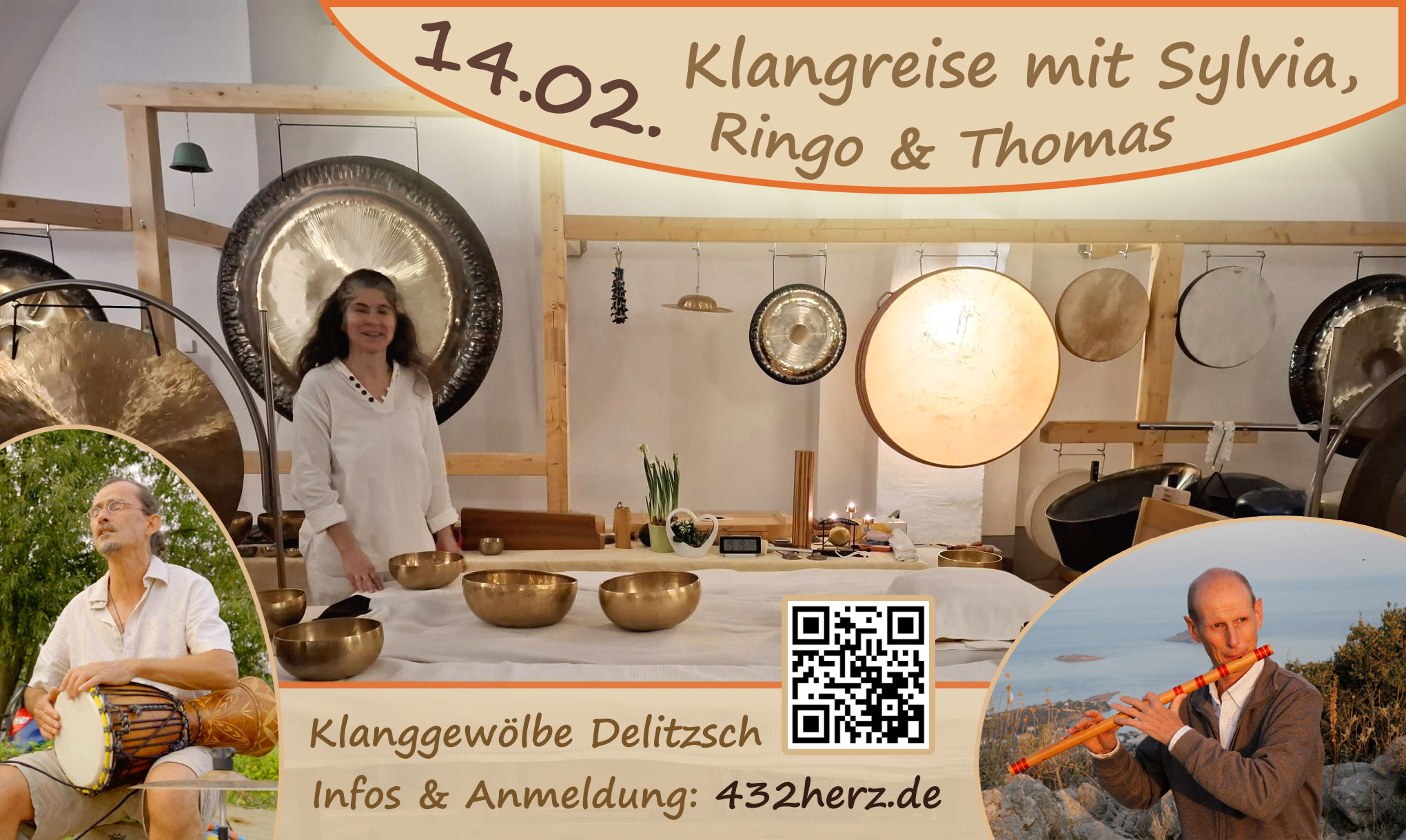 Mehr über den Artikel erfahren Klangreise mit Sylvia, Ringo und Thomas