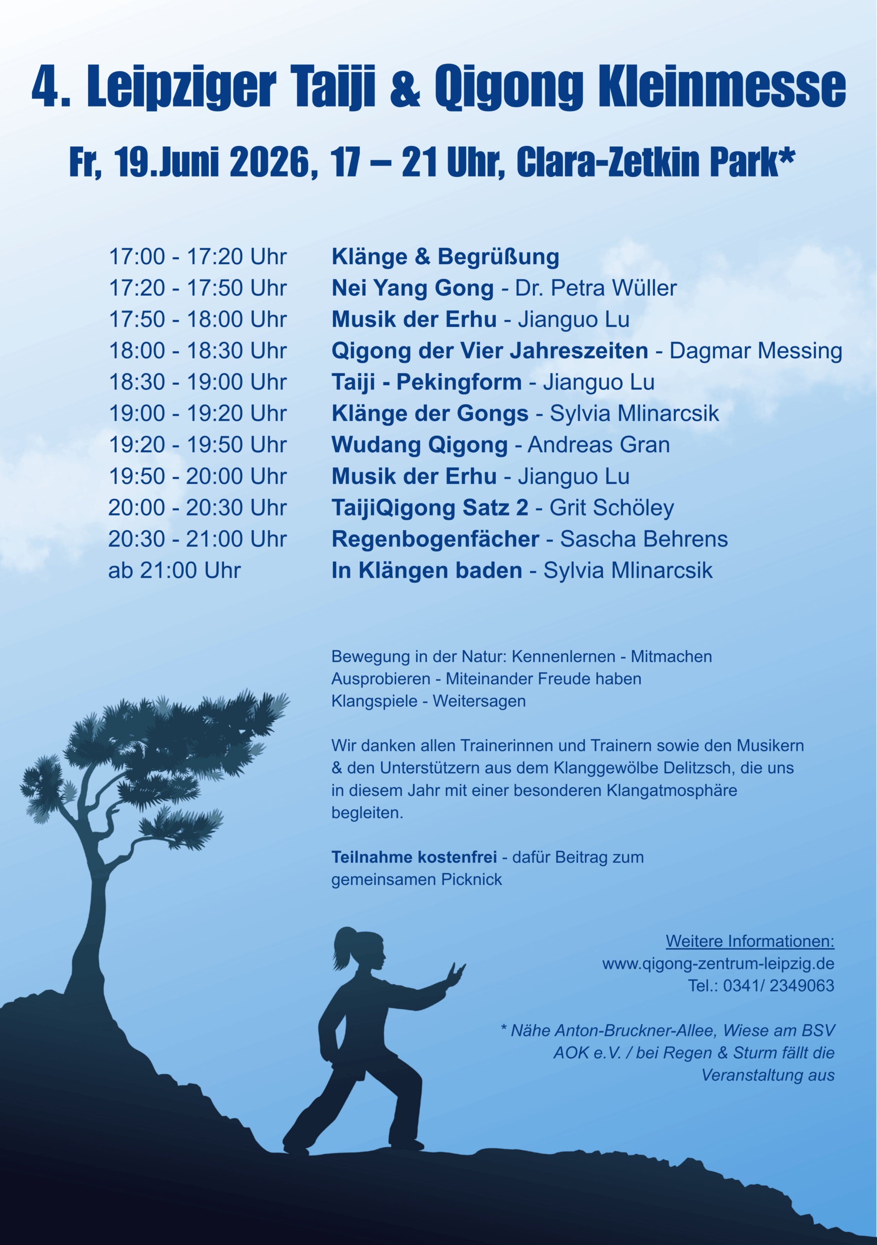 Mehr über den Artikel erfahren 4. Leipziger Taiji & Qigong Kleinmesse