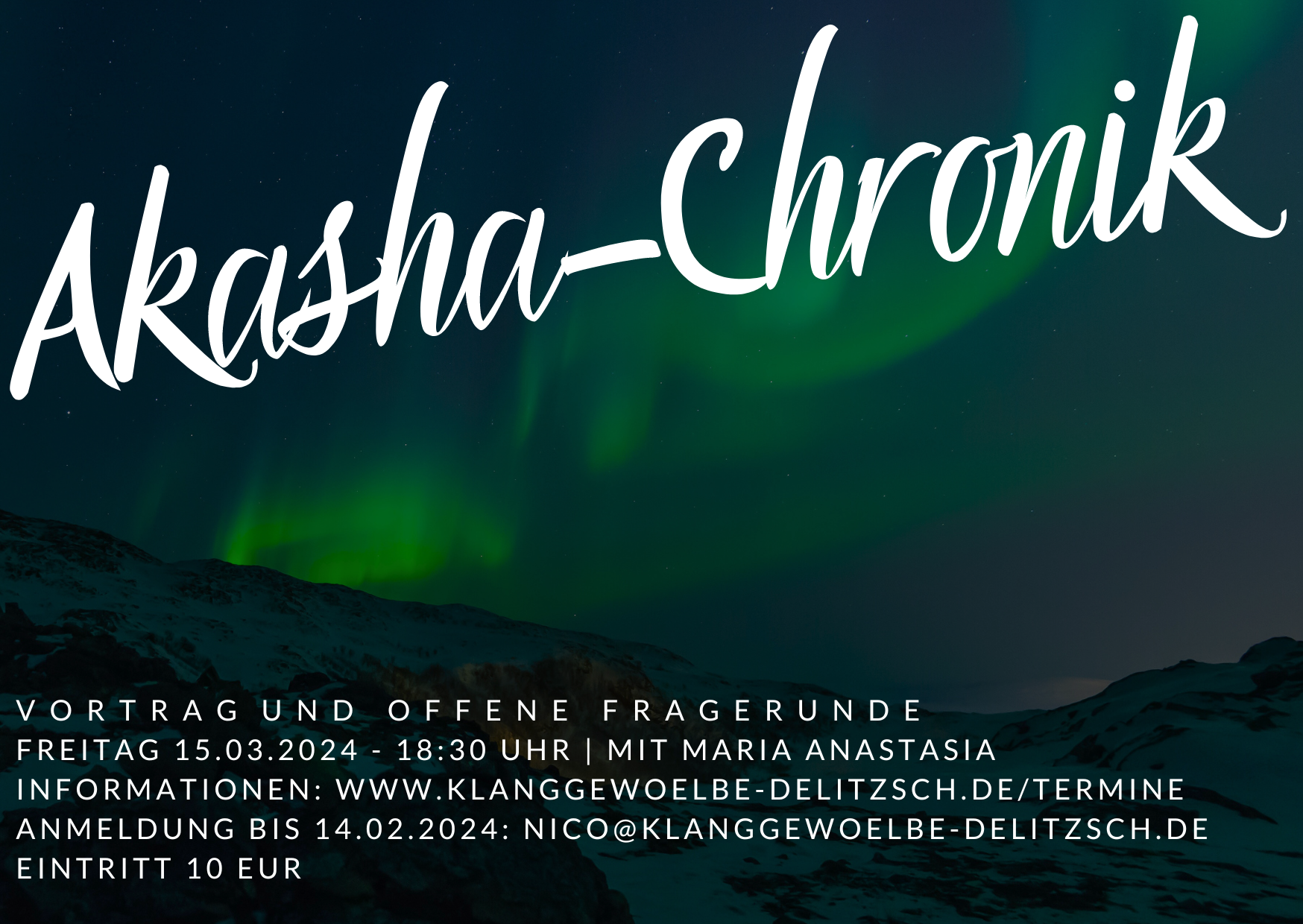 You are currently viewing Akasha Chronik – Vortrag und offene Fragerunde